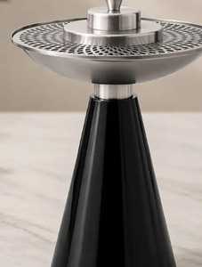 Support de brûleur à cône en gros pour Bakhoor, base en résine, porte-encens arabe au charbon d'oud, centre de table WONDER OVERSEAS WO-RBM-9003 - Product Image 6
