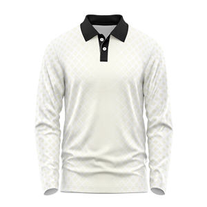 Chemise polo à manches longues pour homme, tissu polyester respirant, style décontracté, chemises de pêche, vente en gros, fabricant de vêtements avec logo personnalisé - Product Image 6