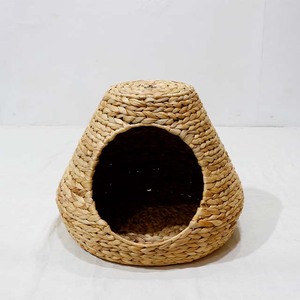 Lit pour chat à 2 niveaux en jacinthe d'eau écologique tendance avec griffoir - Product Image 3