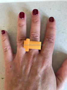 Fabuleux Design Bague en résine élégante avec résine époxy Cadeau de mariage et de fiançailles classique élégant pour les femmes pour la fête d'anniversaire - Product Image 6