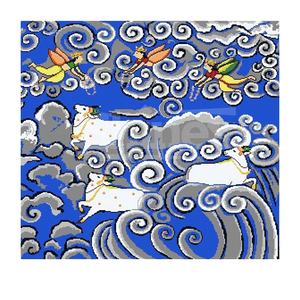 Mosaïque murale en verre texturé de 10 mm avec des tons de couleurs mélangées traditionnels pour des murs intérieurs accrocheurs dans les hôtels et les écoles - Product Image 4