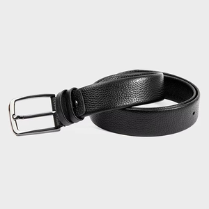 Cinturones de Cuero Vacuno de Diseño Personalizado para Hombre, Hebilla de Acero Informal, Cinturones de Diseñador de Alta Calidad - Product Image 1