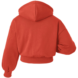 Hoodie court pour femme, style streetwear décontracté, à épaules tombantes, respirant, écologique, tricoté, pour la détente, à prix abordable - Product Image 2