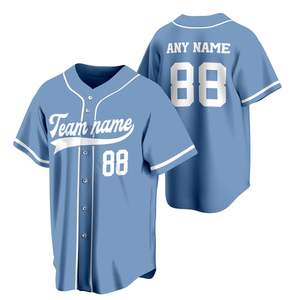 Maillot de baseball personnalisé en gros |   Uniforme de baseball américain personnalisé |   Vêtements de sport légers pour les équipes - Product Image 4