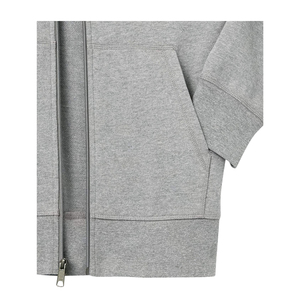 Sweat à capuche zippé brodé personnalisé pour homme, design unisexe avec impression numérique, streetwear décontracté, vente en gros, haute qualité - Product Image 4