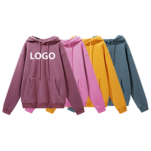 เสื้อฮู้ดดี้โอเวอร์ไซส์ผ้าฝ้ายสำหรับฤดูหนาวแบบยูนิเซ็กซ์ มีกระเป๋า พิมพ์ลายได้ตามต้องการ ระบายอากาศได้ดี ไซส์พลัส แขนปกติ - Product Image 1