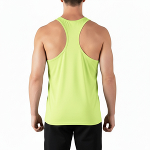 <b>Mens</b> Slim Fit Gym <b>Singlet</b> Sleeveless Tank Top Quick Dry Breathable Fitness Vest Workout Shirt Running Training Sportswear Custom - Product Image 5
