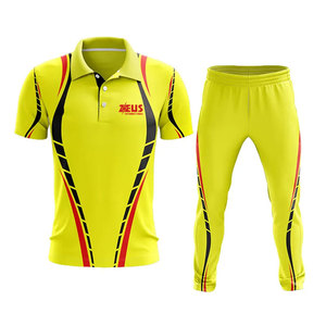 Prix d'usine en stock, uniforme de cricket pour hommes, personnalisable, ensemble d'uniformes de cricket pour hommes. - Product Image 1
