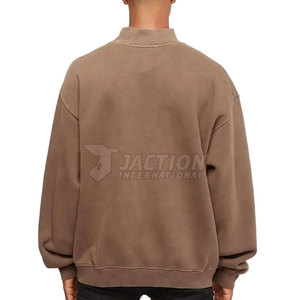 เสื้อสเวตเชิ้ตผู้ชายแบบใหม่ขายดี ดีไซน์ยีนส์ฟอกสี  ขั้นต่ำในการสั่งซื้อน้อย ขายส่งเสื้อสเวตเชิ้ตผู้ชายแบบยีนส์ฟอกสี - Product Image 5