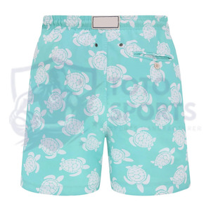 Short de bain pour homme respirant, haute performance, imprimé sur mesure, design tendance, léger, nouvelle arrivée, doux, pour l'été - Product Image 2