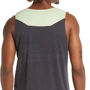 Débardeur pour homme au design optimal, en coton durable, idéal pour l'entraînement, séchage rapide, respirant, coupe confortable, tissu léger, personnalisable - Product Image 4