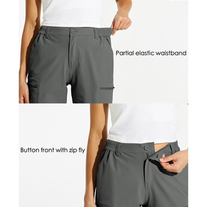 Shorts de golf personnalisés pour femmes, respirants, légers, 100% coton, vêtements de sport performants, vêtements athlétiques, OEM, exportation du Pakistan - Product Image 2