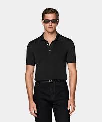 Polo de manga larga jacquard con logotipo personalizado para hombre, suéter de punto con textura, corte ajustado, informal de negocios, para hombre, OEM - Product Image 2
