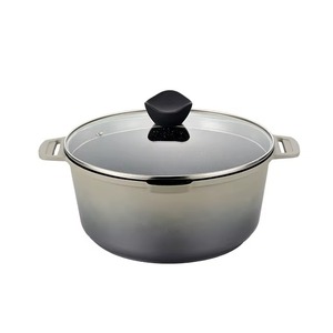 Casserole en métal au design moderne avec couvercle durable, grande capacité, en acier, pour cuisines commerciales - Product Image 5