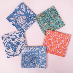 Classic Breathable Floral Cotton Bandana Scarf Unisex Head Hair Tie Accessory Handblock Boho Print Versatile Neck Wrap All - Product Image 1