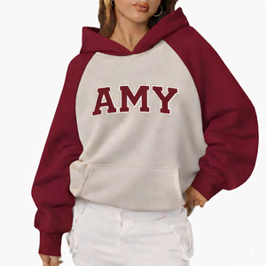 Sweat-shirt ample et chaud en molleton épais pour femme, style décontracté et polyvalent pour l'hiver - Product Image 1