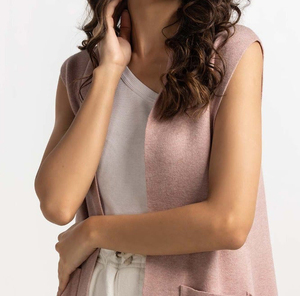 <b>Oversized</b> Dusty Pink Knit Pullover Crew Neck Breathable OEM Custom <b>Women's</b> Winter Christmas Sweater - Product Image 5