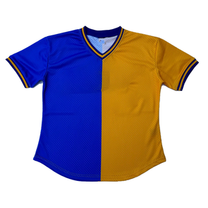 เสื้อเบสบอลแบบสวมครึ่งตัว รุ่นพรีเมียม SGRho ผ้าโพลีเอสเตอร์ 100% โลโก้ตัวอักษรกรีก คอวี สไตล์สปอร์ต - Product Image 6