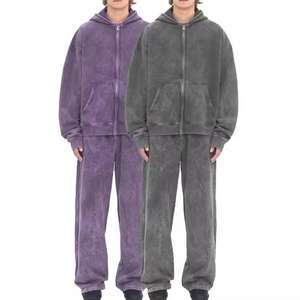 Trajes deportivos con efecto lavado ácido para hombre, muy demandados, transpirables, cómodos, de alta calidad y a precio económico. - Product Image 1