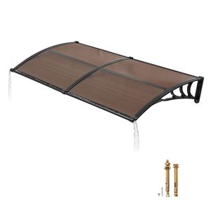 Tende da Sole per Porte e Finestre Esterne 38 X 78 Pollici con Staffa di Drenaggio in Metallo, Protezione da Pioggia, Neve e Sole - Product Image 1