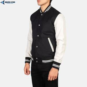 High Quality Varsity <b>Jacket</b> Custom Logo Wool Leather Letterman <b>Jacket</b> for Men Women - Product Image 2