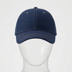 <b>Navy</b> Blue Solid Cotton <b>Baseball</b> <b>Cap</b> Blank Plain Casual Unisex Find Look Fit Top Comfort Pick Headwear Shade Gear New - Product Image 1