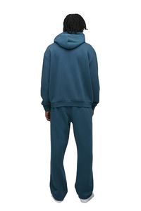 Conjunto de 2 piezas de chándal para hombre, Jersey holgado de peso pesado, con logotipo impreso personalizado, cómodo y de gran tamaño, recién llegado - Product Image 2