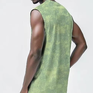 Nouveauté 2026 – Débardeur Homme en Coton Respirant à Impression par Sublimation Personnalisée de Haute Qualité pour l'Été - Product Image 2