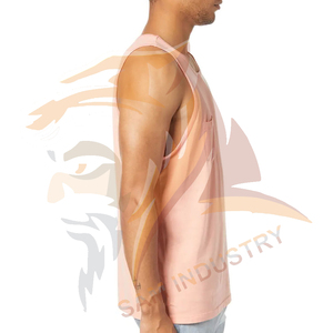 Camiseta sin mangas para hombre de alta calidad en oferta, camiseta sin mangas para hombre de la mejor calidad a bajo precio, servicios OEM, camiseta sin mangas personalizada - Product Image 4