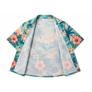 Servicio OEM, Camisetas de Playa para Hombre con Estampado por Sublimación, Venta al por Mayor, Camisetas de Playa para Hombre de Tela Ligera y Cómoda con Mangas Cortas - Product Image 4