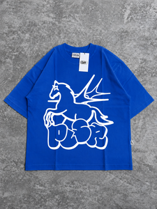 T-shirt graphique en coton surdimensionné personnalisé pour homme, style streetwear vintage, coupe ample, imprimé, lourd, tendance, OEM ODM - Product Image 2