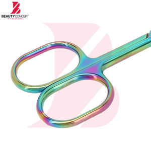 Ciseaux à cuticules en acier inoxydable, pointe pointue, élimination des peaux mortes, poignée ergonomique, outil de manucure et de pédicure - Product Image 5