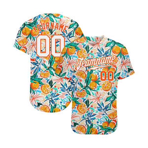 Customized High Quality Baseball Jersey-Unique Design Breathable Plus Size Custom Logo <b>Polyester</b>/Cotton Quick Dry - Product Image 5