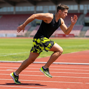 <b>Men's</b> Custom Logo Swim Shorts | 100% Polyester Nylon Running Beach Shorts Mesh Summer Sports <b>Trunks</b> - Product Image 3