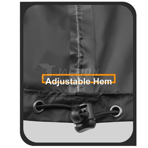 Custom Design Rain Coat Solid Color Rain Coat Streetwear Rain Coat Custom Logo Rain Coat - Product Image 6