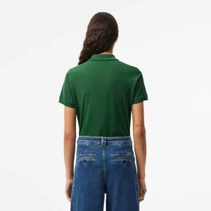 Polo de sport pour femme de haute qualité, style uni, personnalisé, prix d'usine, en polyester et coton - Product Image 4