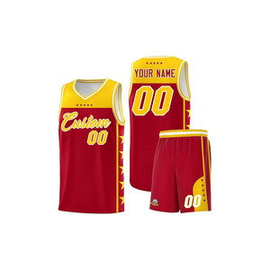 Maillot de basket-ball personnalisé de haute qualité, uniforme imprimé avec le nom de l'équipe, le numéro du joueur, sans manches, pour hommes et adultes, 100% coton - Product Image 1