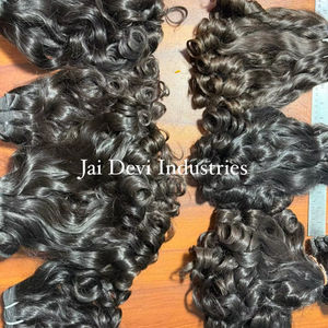 Extensions de cheveux humains vierges 100 % naturels, bouclés, non traités, alignés aux cuticules, provenant de la Inde, fournisseur en gros - Product Image 6