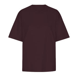 Camiseta de moda para mujer, informal, de manga corta, cuello redondo, algodón suave, transpirable, cómoda, top de verano, ajuste relajado, uso diario, gimnasio - Product Image 5