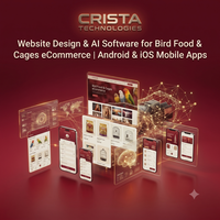 Kuş Yemleri ve Kafesleri için Web Sitesi Tasarım Yapay Zeka Yazılımı Android iOS Mobil Uygulamalar WordPress Shopify Eklentisi Yapay Zeka Yazılımı E-ticaret