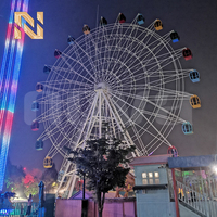 Grande Roue Nova Rides de 42 m, Grandiose Roue de Feris pour Parcs d'Attractions, Attraction Scénique, Accessoires pour Grande Roue