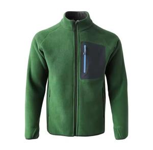 Veste en polaire unisexe, col montant, fermeture éclair, respirante, coupe-vent, vêtements d'hiver décontractés, coupe régulière, couleur unie, sherpa - Product Image 5