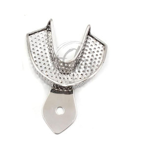 Bandejas de Impresión Dental Premium de Acero Inoxidable con Diseño Perforado para Moldeo Preciso, Uso en Laboratorio de Ortodoncia - Product Image 2