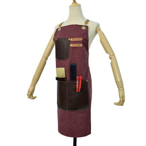 Custom Design Print Logo Bib Barber <b>Apron</b> Cotton <b>Waterproof</b> Adult <b>Apron</b> Men Women Custom Logo Sleeveless Polyester Fashionable - Product Image 3