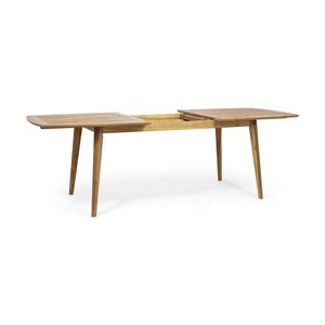 Set da Pranzo da Giardino in Legno di Acacia con Tavolo Allungabile e 6 Sedie Grigie - Product Image 4