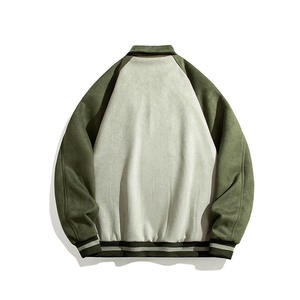 Blouson universitaire personnalisé vierge avec écussons en chenille, coupe oversize, style baseball universitaire, pour homme, streetwear, vêtement d'extérieur, mode - Product Image 5