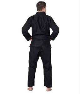 Kimono de Jiu-Jitsu Brésilien (BJJ) professionnel bleu, tissage perlé en coton, uniforme d'arts martiaux pour hommes avec ceinture noire - Product Image 3