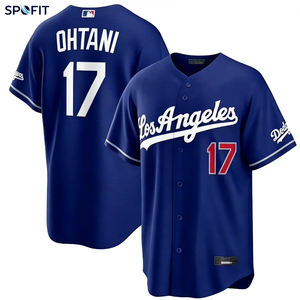 Maillot de baseball SPOFIT pour homme des Dodgers de Los Angeles Ohtani 17, boutonné, manches courtes, anti-humidité - Product Image 1