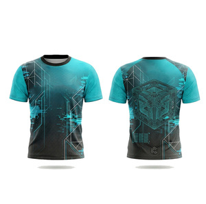 เสื้อยืดซับลิเมชั่นผู้ชาย |   เสื้อยืดกราฟิกสไตล์เทคแวร์ด้านหน้า |   เสื้อผ้าสตรีทแวร์พิมพ์ลายดิจิทัล |   ผ้าโพลีเอสเตอร์/คอตตอนแบบกำหนดเอง แห้งเร็ว - Product Image 1