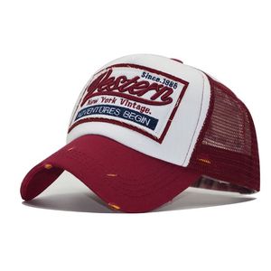 Casquette de baseball vintage en toile denim délavée, brodée, réglable, effet usé, style sportif hip-hop, pour le cyclisme, les fêtes et le quotidien - Product Image 5
